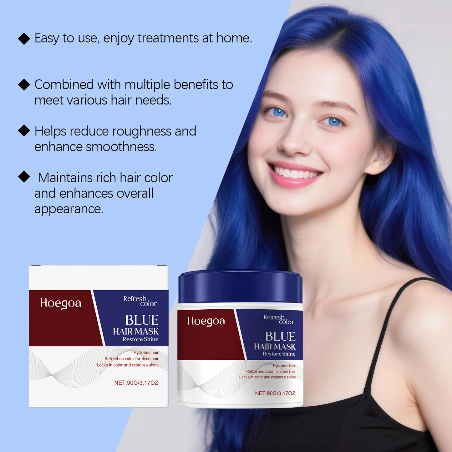 \**Color Boosting Hair Mask – Hydrating Color-Depositing Conditioner**