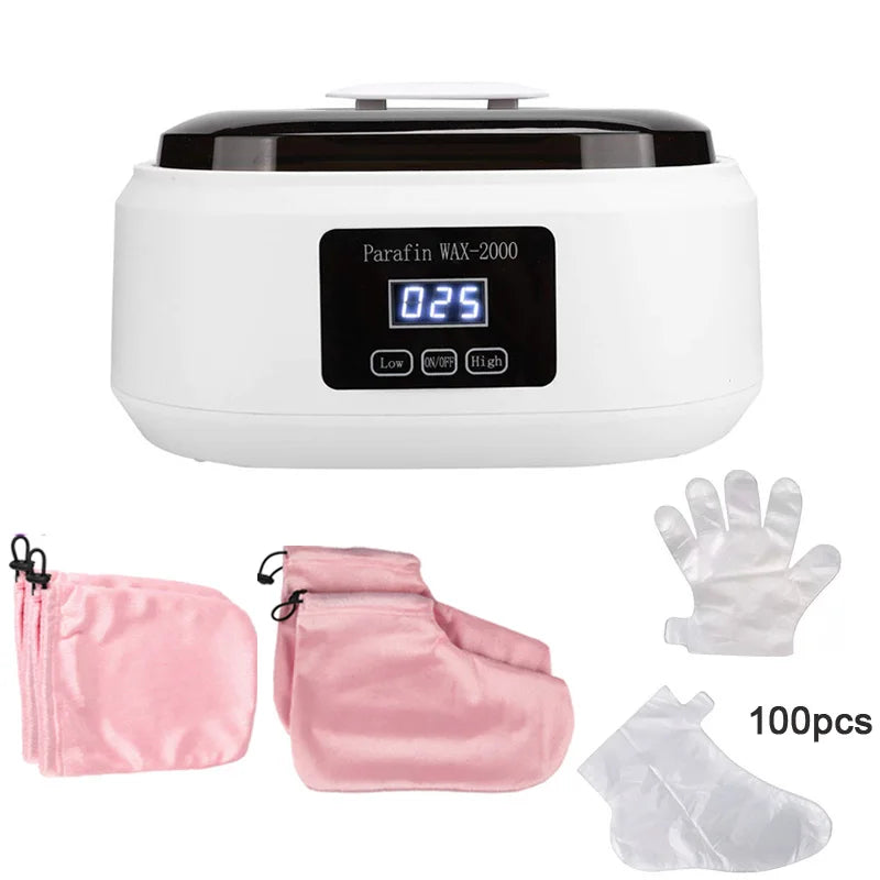 **Paraffin Wax Bath Warmer – Hand & Foot Spa Moisturizing Kit**
