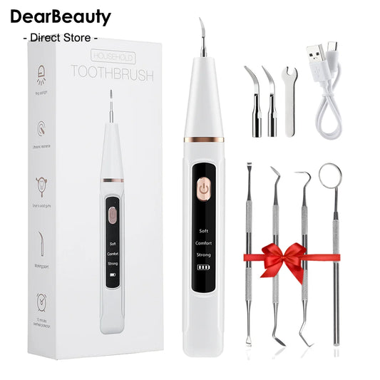 **Ultrasonic Dental Scaler – Electric Tartar, Plaque & Stain Remover**