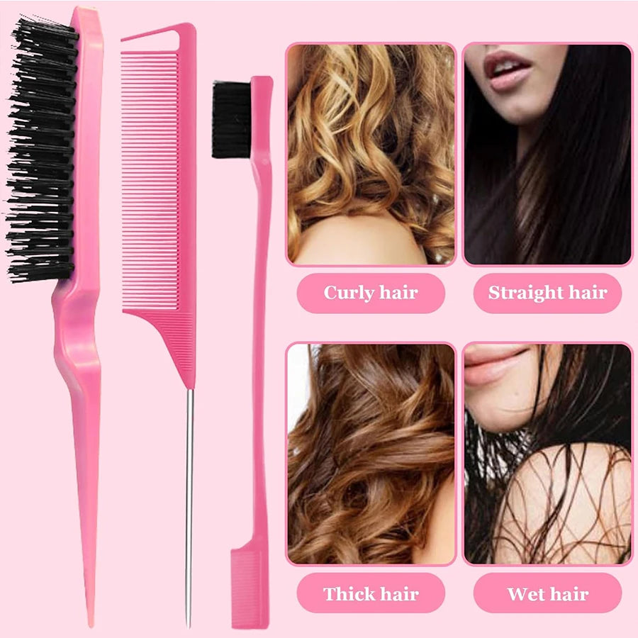 **11PCS Hair Brush Set – Detangling, Scalp Massage & Styling Kit**