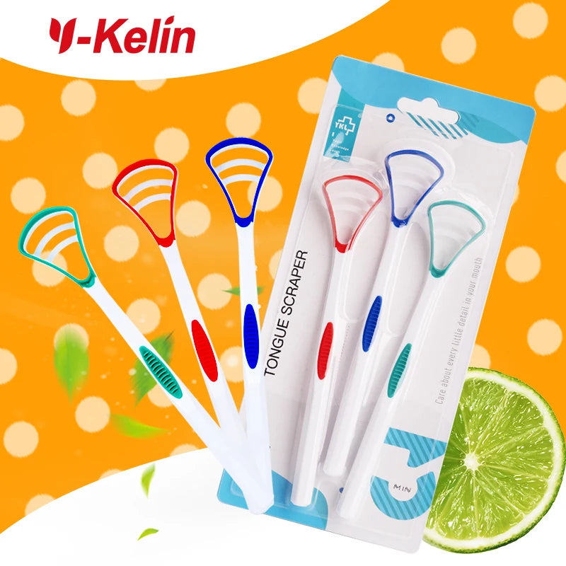**Y-Kelin Silicone Tongue Scraper – Food-Grade Oral Cleaner for Fresh Breath**