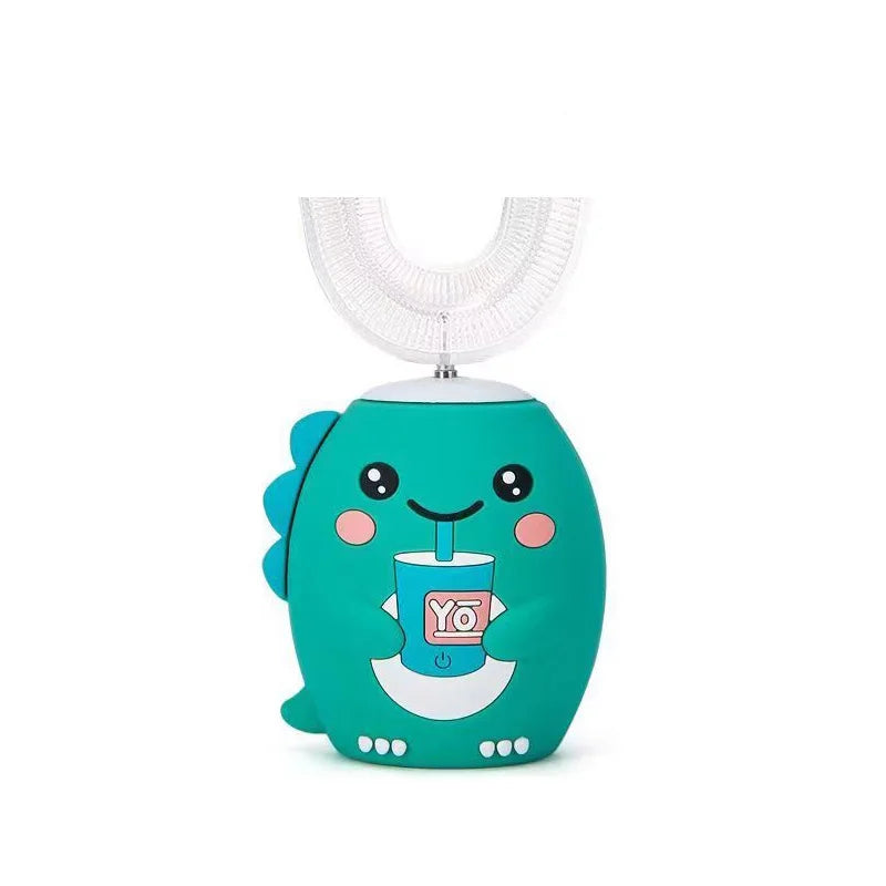 **Kids U-Shaped Sonic Electric Toothbrush – 360° Cleaning, USB Rechargeable & IPX7 Waterproof**