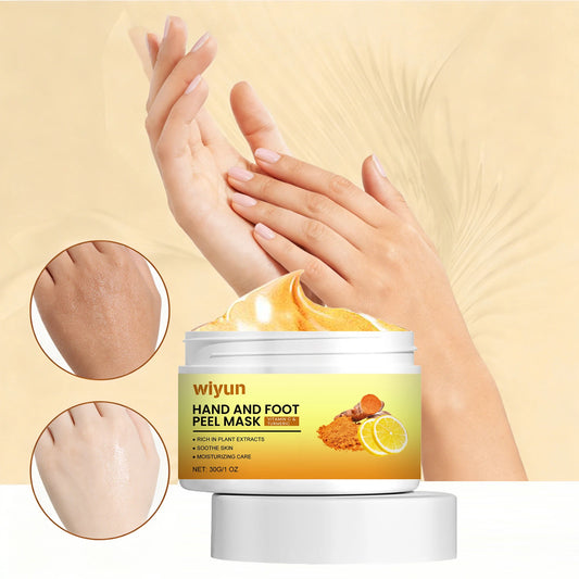 **Vitamin C Turmeric Hand & Foot Peel Mask – Exfoliating & Moisturizing Care**