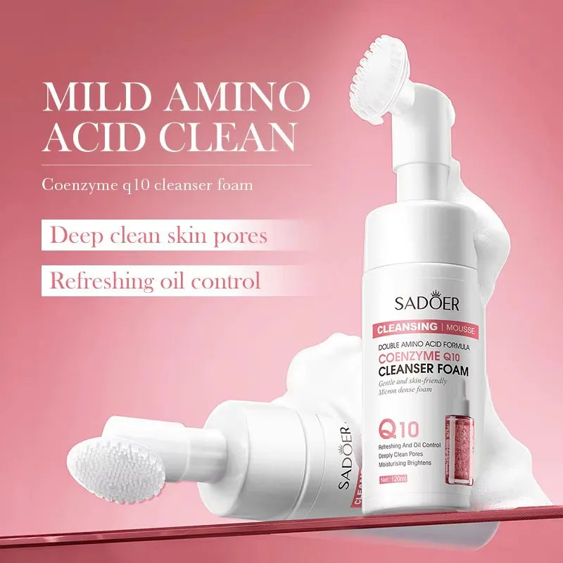 **Hydrating Facial Cleansing Foam – Gentle Face Wash & Massage**