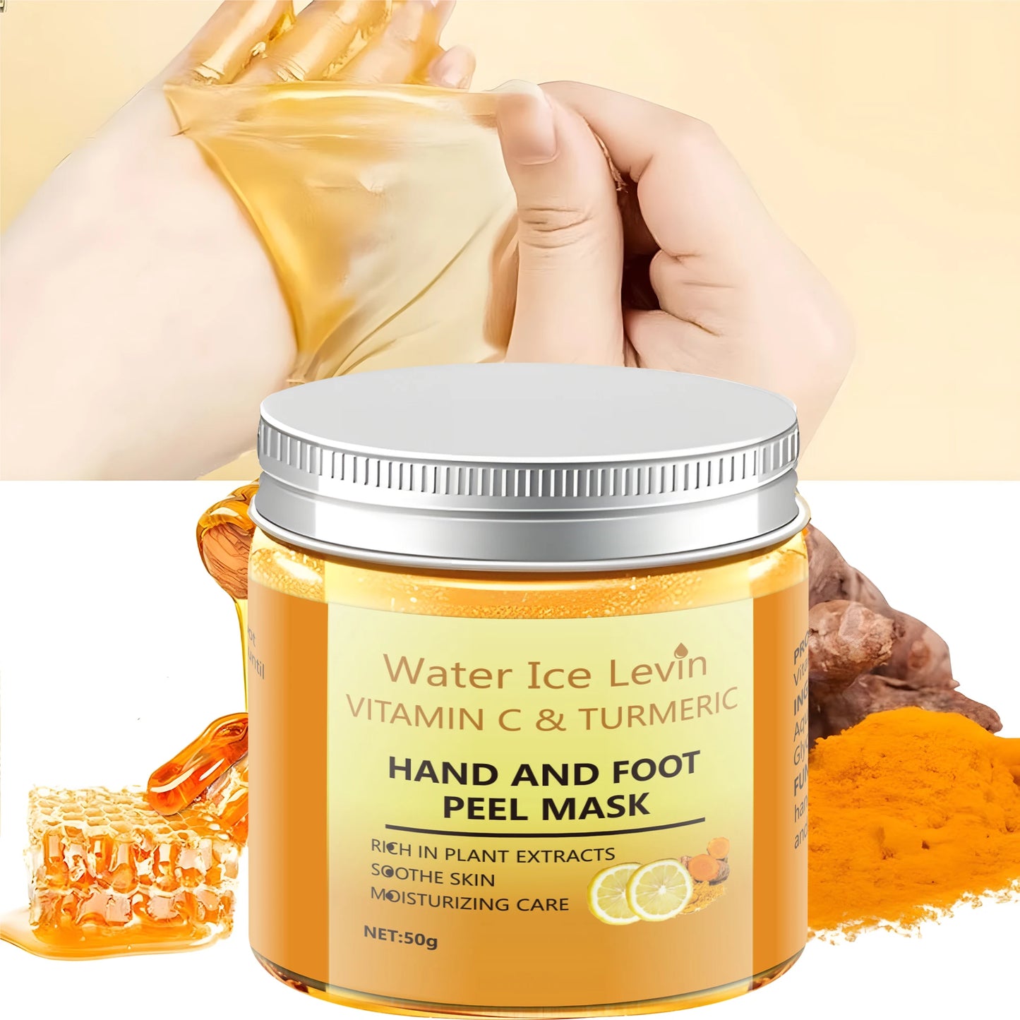 **Turmeric Vitamin C Hand & Foot Mask – Moisturizing & Nourishing Care**