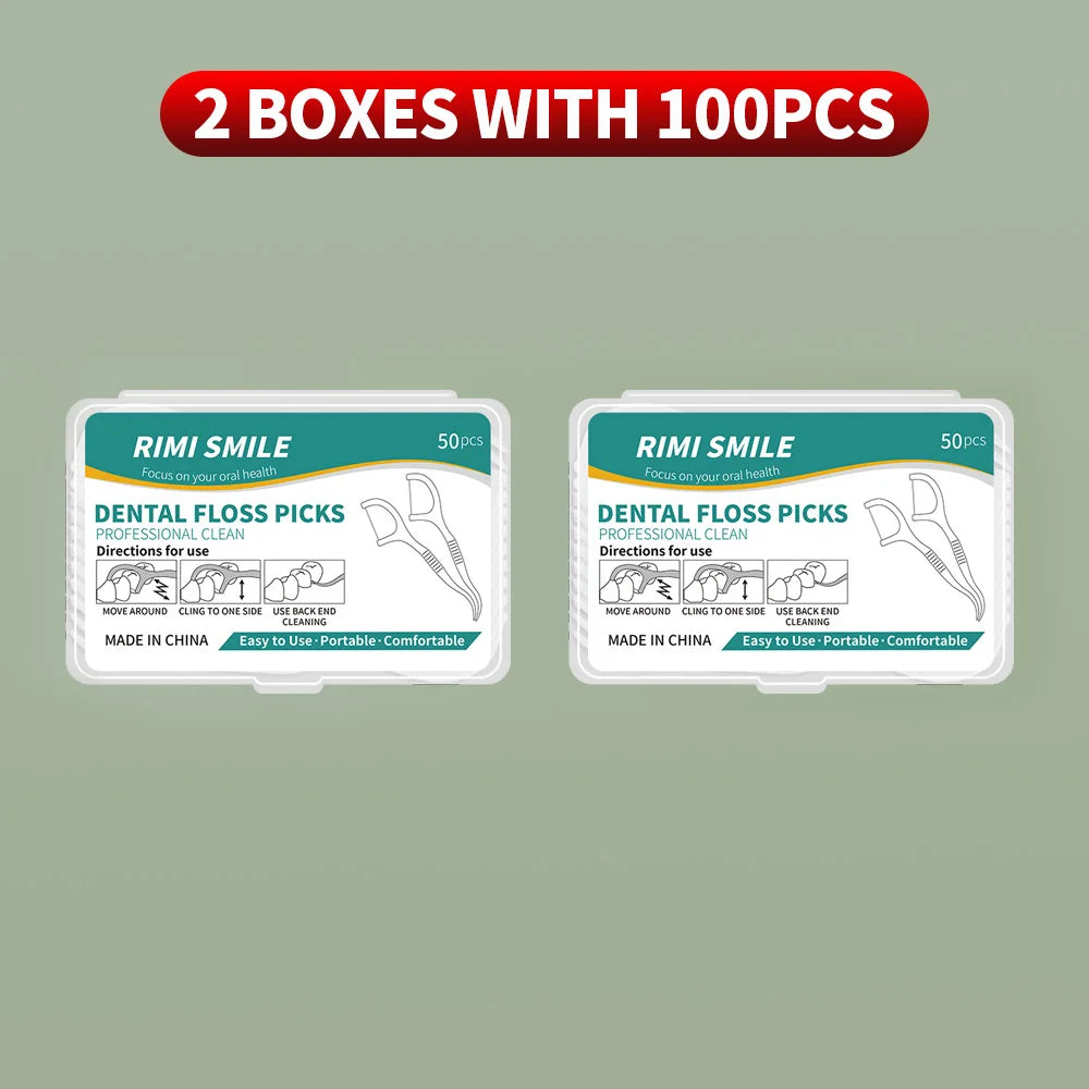 **Interdental Floss Picks – Deep Cleaning & Daily Oral Care Tool**