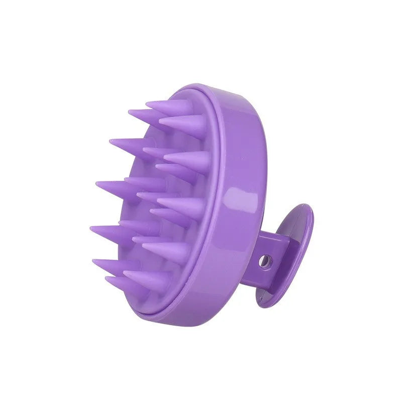 **Silicone Scalp Massage Shampoo Brush – Deep Cleansing & Hair Care**