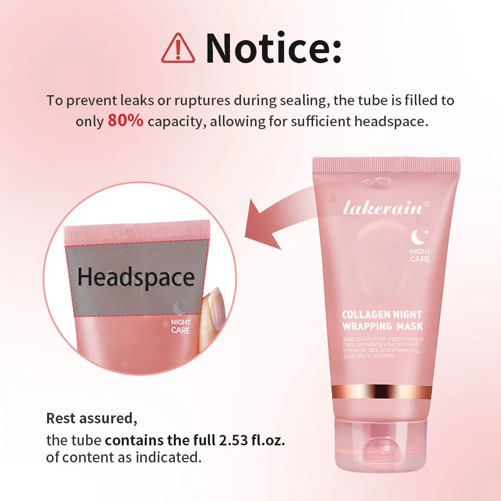**Collagen Overnight Peel-Off Face Mask – Hydrating & Brightening Korean Skincare**