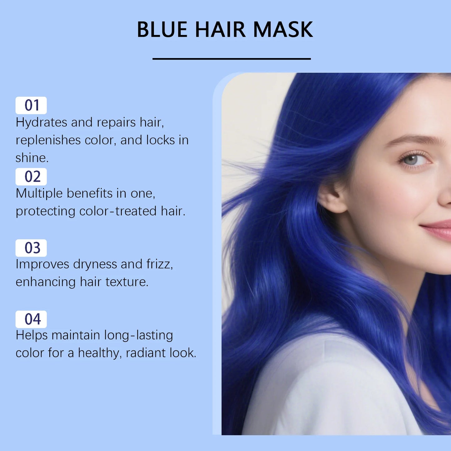 \**Color Boosting Hair Mask – Hydrating Color-Depositing Conditioner**