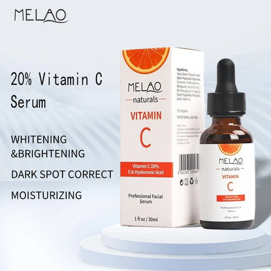 NaturaBloom Vitamin C Brightening Serum — 20% Vitamin C + Hyaluronic Acid + Retinol