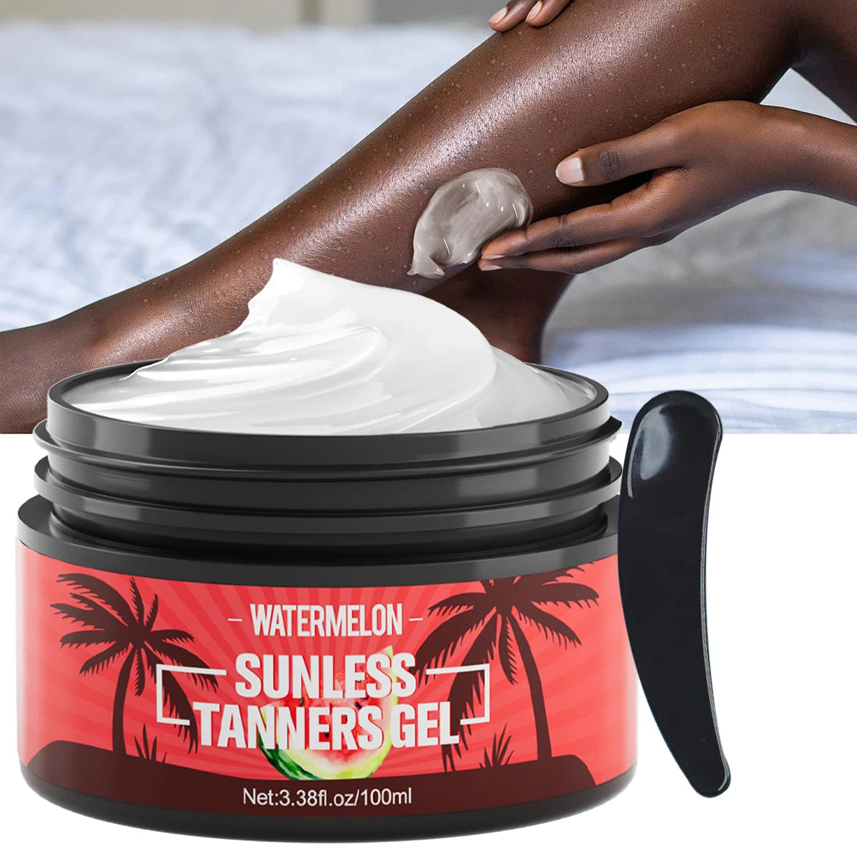**100ml Carrot Tanning Gel – Quick-Dry Moisturizing Bronze for Face & Body**