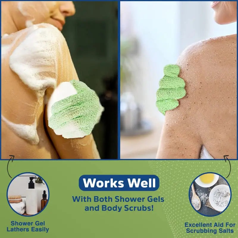 **Exfoliating Bath Gloves – Double-Sided Body Scrub & Spa Gloves**