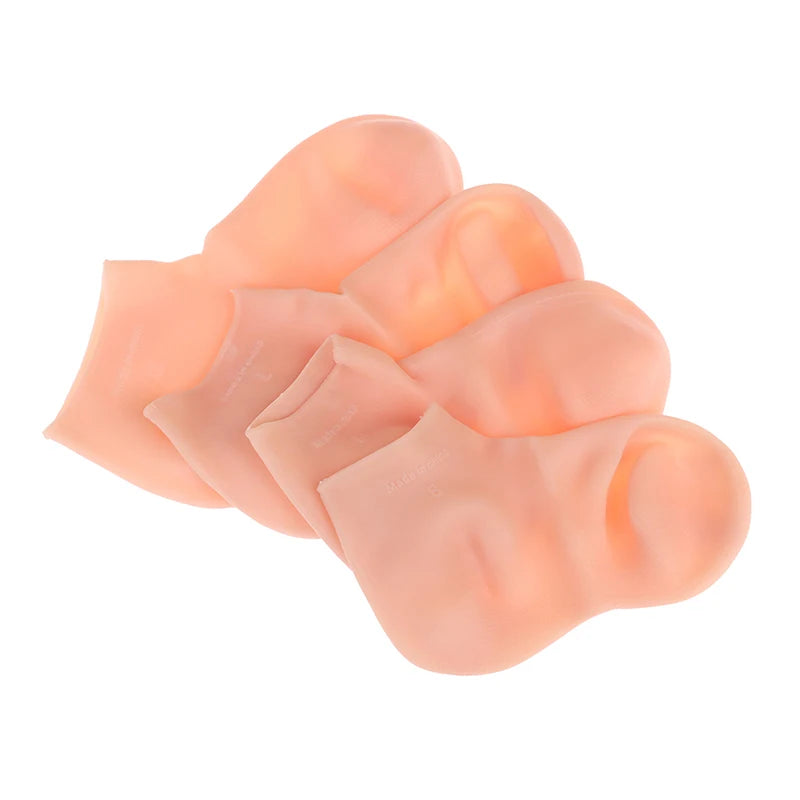 **Silicone Gel Moisturizing Socks – Foot & Hand Care Spa Protectors**