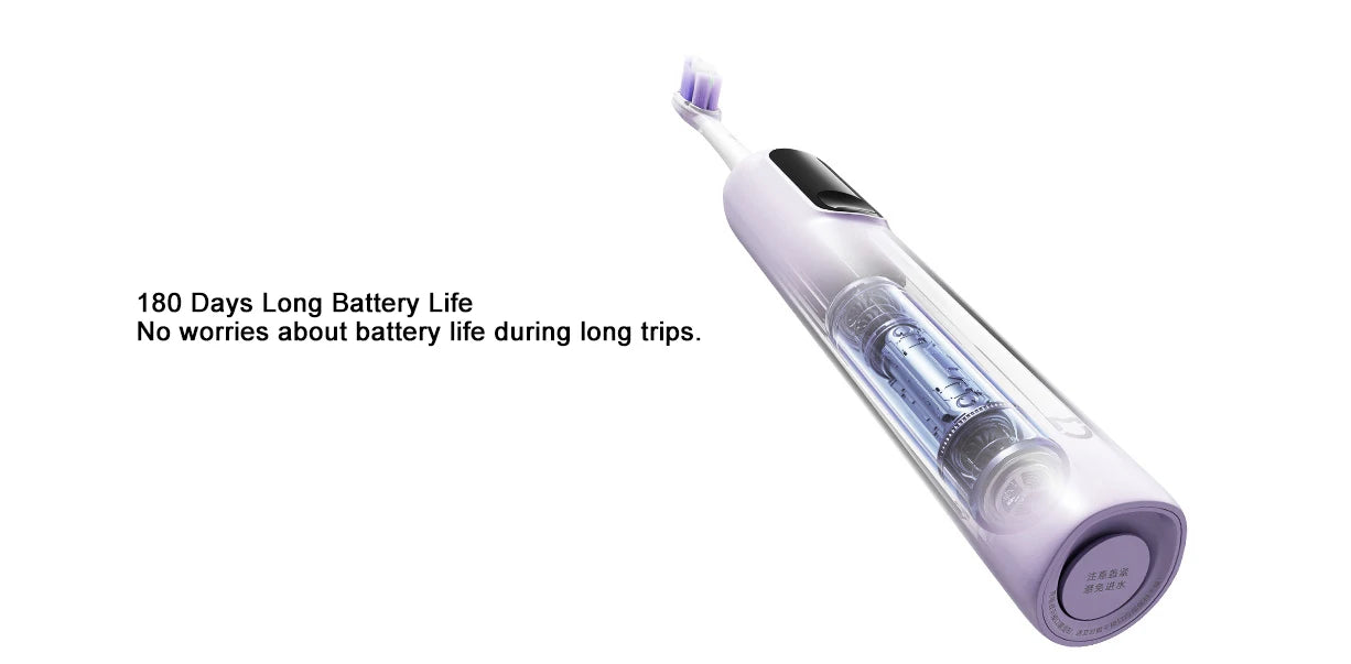 **MIJIA Sonic Electric Toothbrush Pro – 4 Modes, LED Display & IPX8 Waterproof**