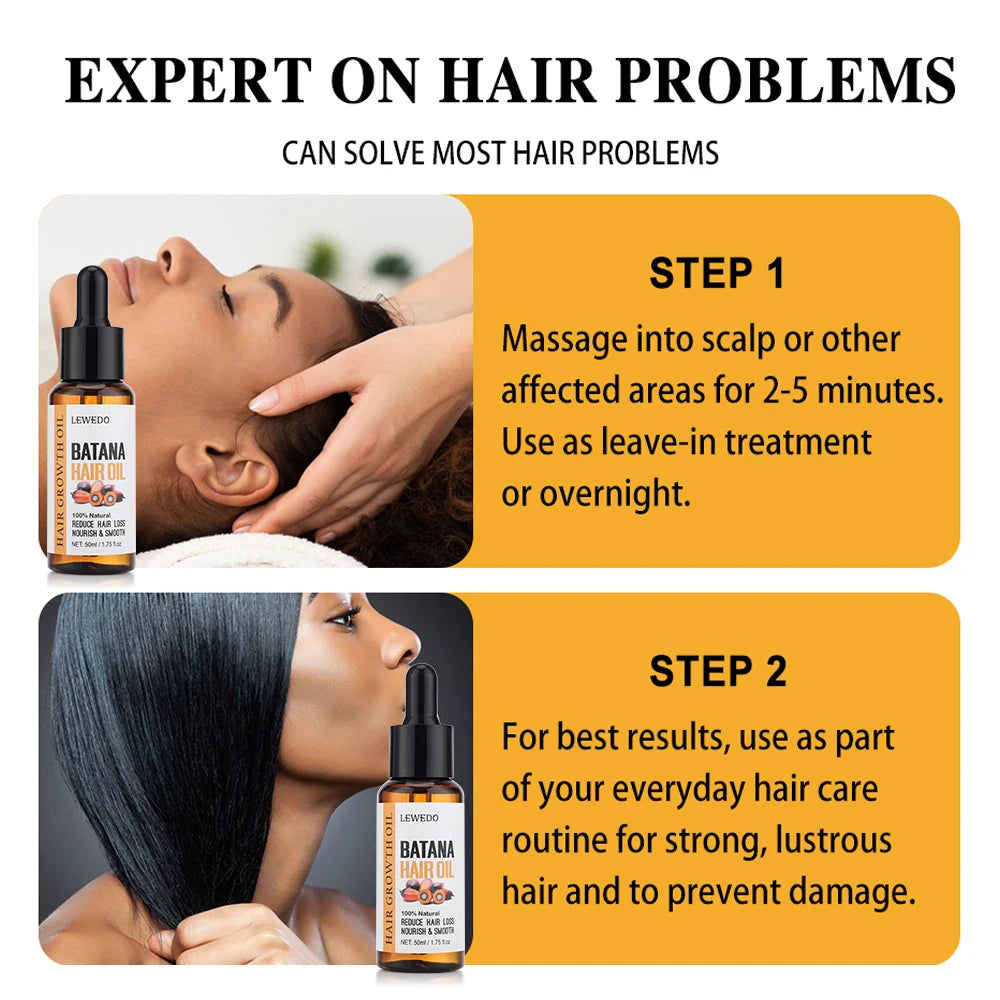 **100% Natural Batana Oil Hair Mask – Deep Conditioning & Nourishing Treatment**