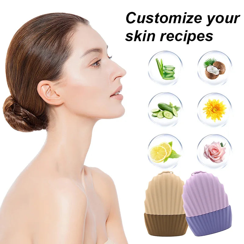 NaturaBloom Ice Glow Face Roller — Lifting, Contouring & De-Puffing Tool
