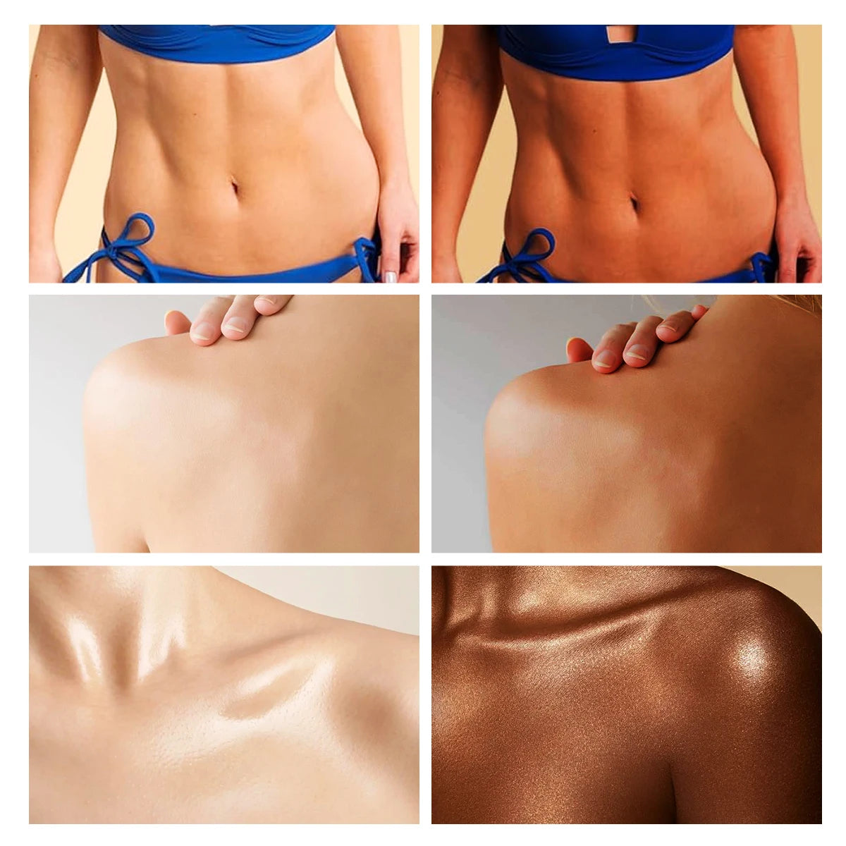 **100ml Carrot Tanning Gel – Quick-Dry Moisturizing Bronze for Face & Body**