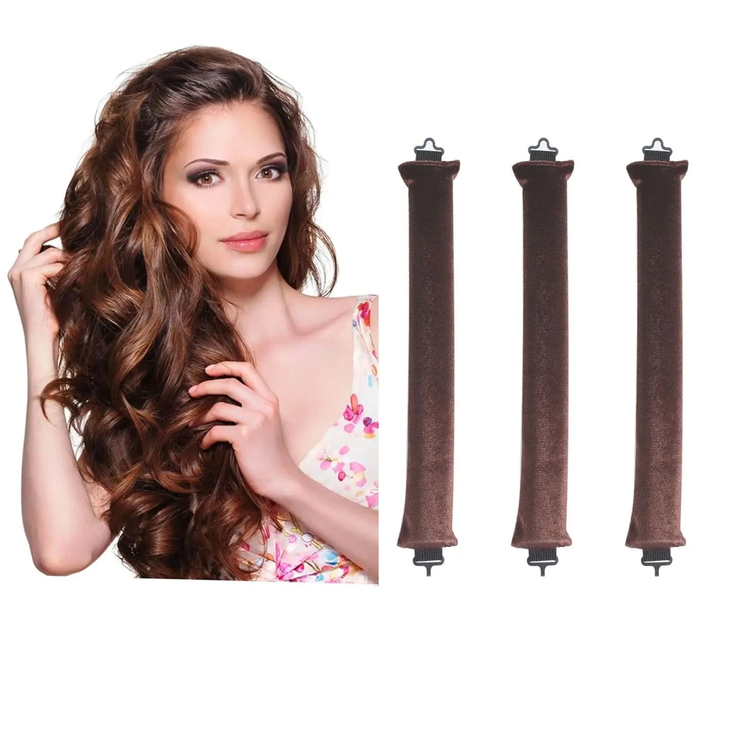**Heatless Hair Curlers – Soft Foam Rollers for Effortless Curls**