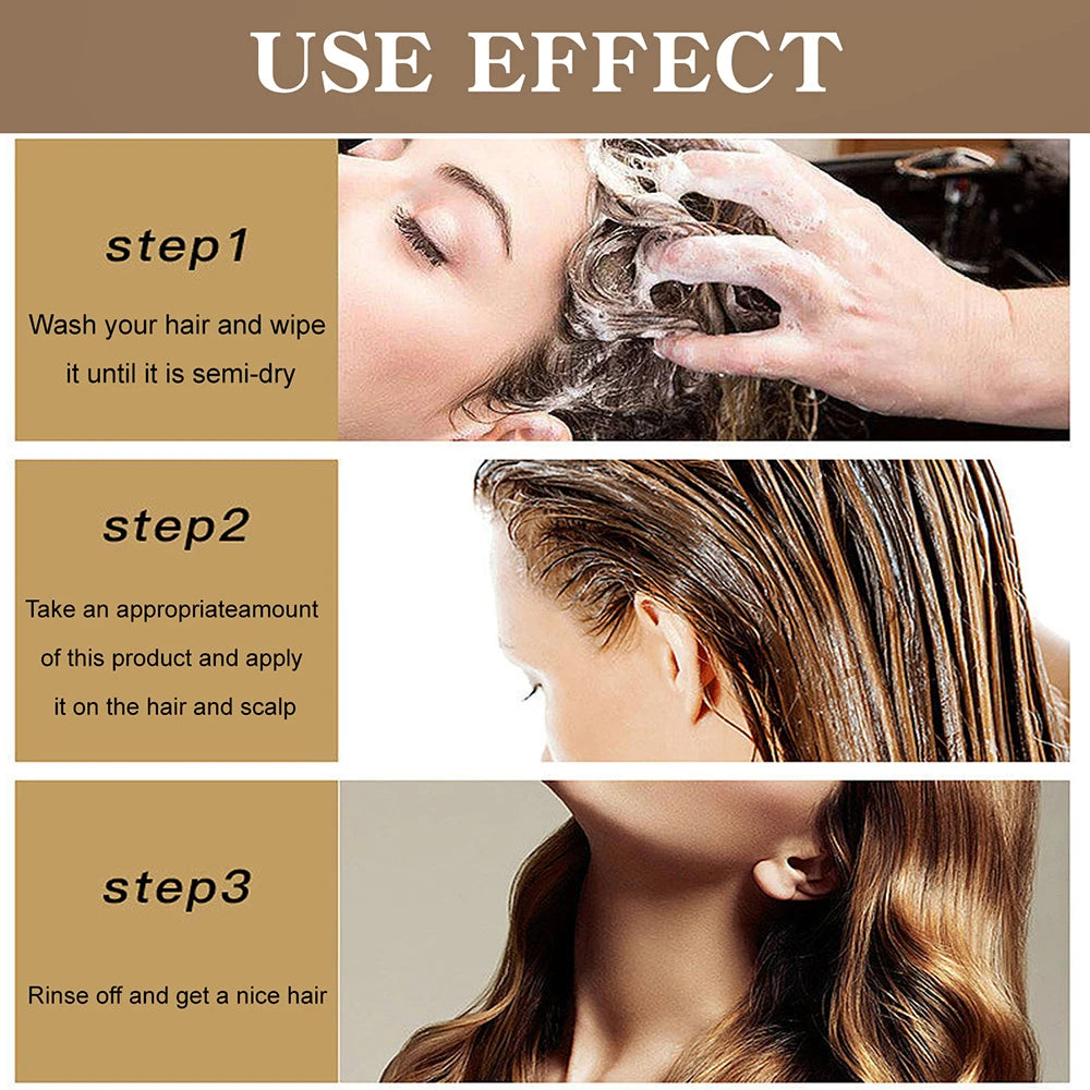 **100% Natural Batana Oil Hair Mask – Deep Conditioning & Nourishing Treatment**