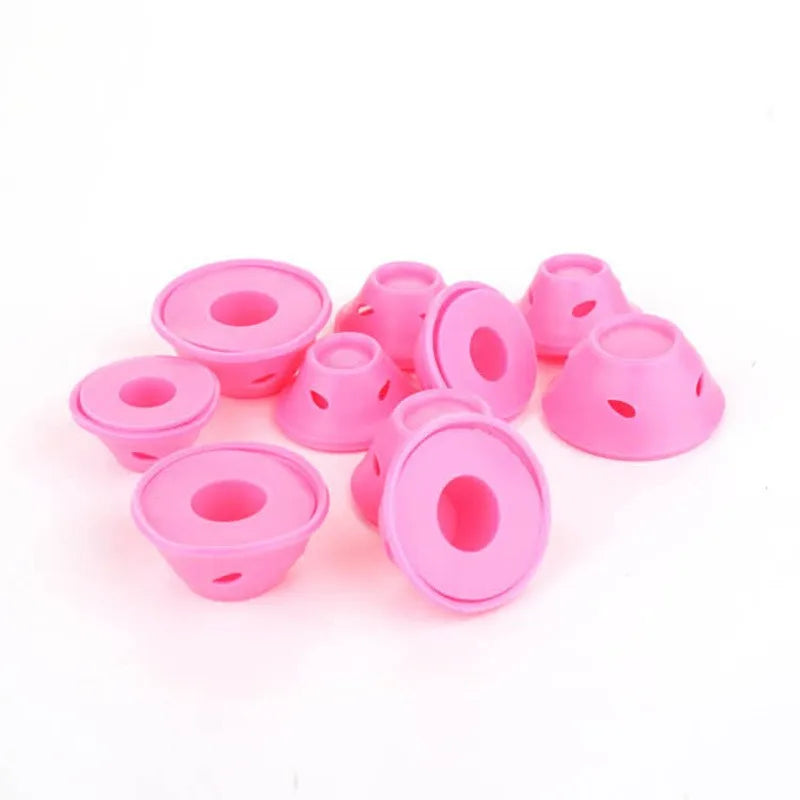 **2–40PCS Silicone Heatless Hair Curlers – Flexible Hair Styling Rollers**