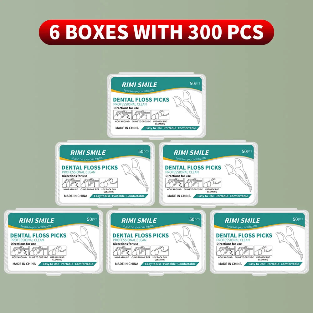 **Interdental Floss Picks – Deep Cleaning & Daily Oral Care Tool**