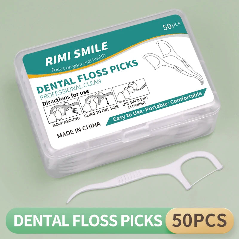 **Interdental Floss Picks – Deep Cleaning & Daily Oral Care Tool**