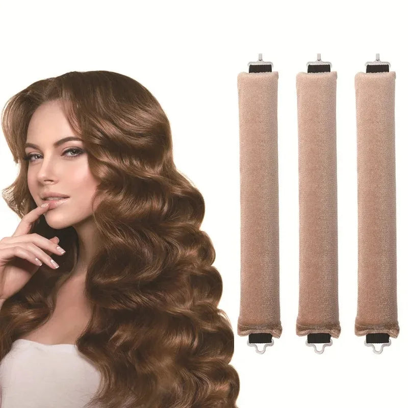 **Heatless Hair Curlers – Soft Foam Rollers for Effortless Curls**
