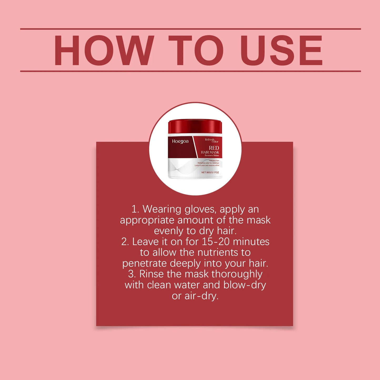 \**Color Boosting Hair Mask – Hydrating Color-Depositing Conditioner**