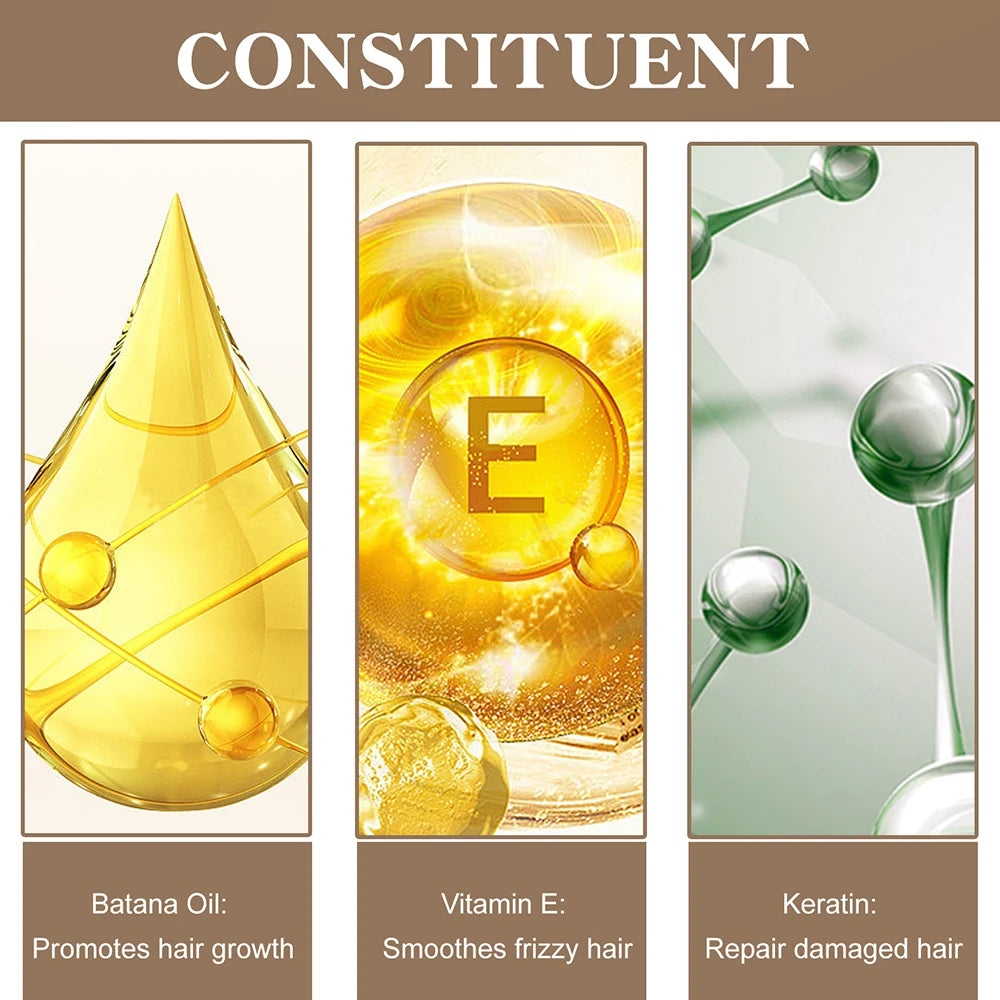 **100% Natural Batana Oil Hair Mask – Deep Conditioning & Nourishing Treatment**