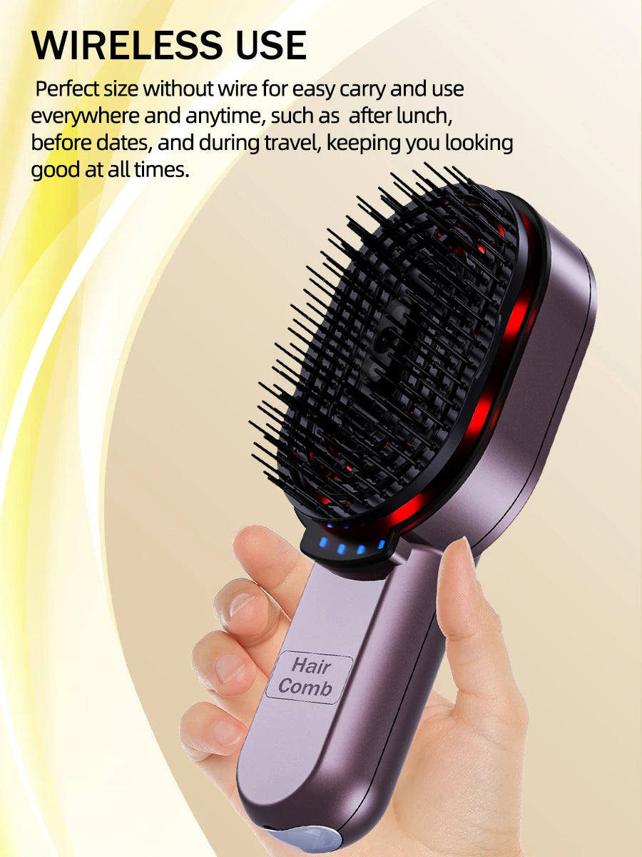 **4-in-1 Scalp Massage Comb – Hair Oil Spray & Relaxation Head Spa Tool**